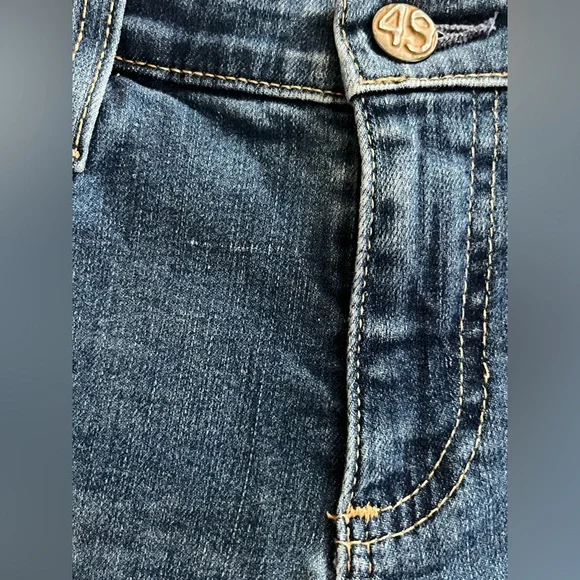 Ag Adriano Goldschmied Designer Skinny Jeans Medium Wash Ankle Length - Picture 12 of 16